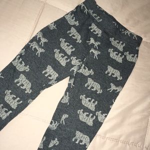 Boys 2T Tiger Print Leggings
